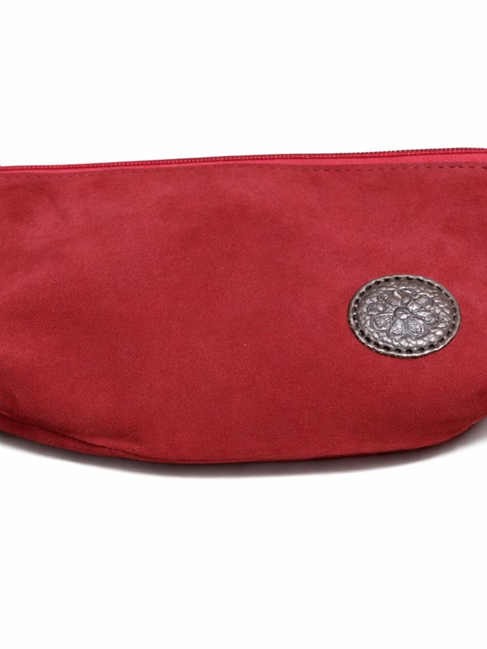1/2 PRICE🔻Red Suede Clutch
